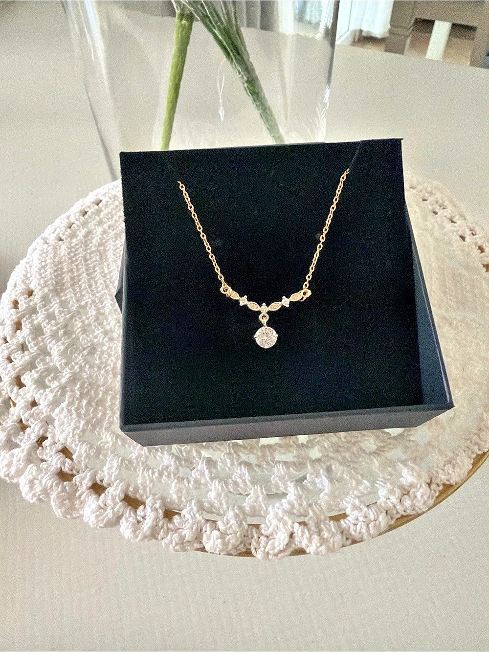 Gold-Tone Pendant Necklace NWT